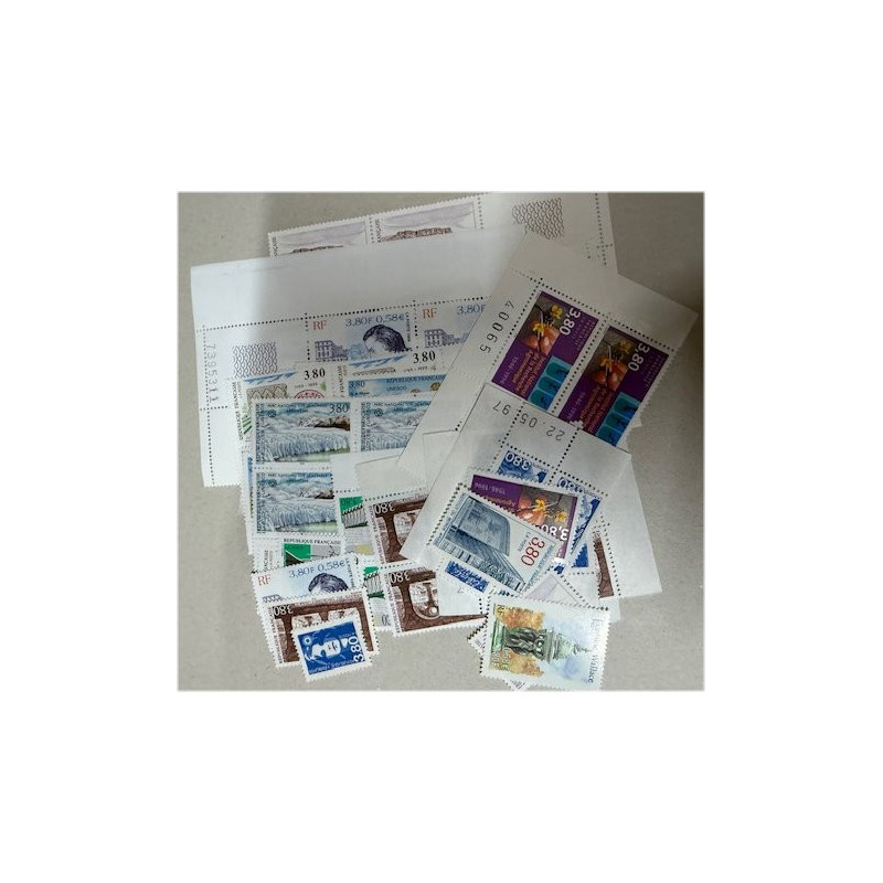 70 timbres à 3,80 Francs (266 Frs soit 41 €) 70 timbres à 3,80 Francs (266 Frs soit 41 €)