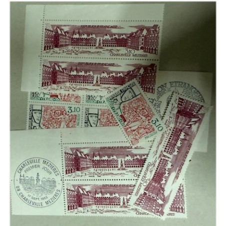 10 timbres à 3,10 Francs (31 Frs soit 5 €)