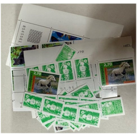 65 timbres à 2,70 Francs (176 Frs soit 27 €)