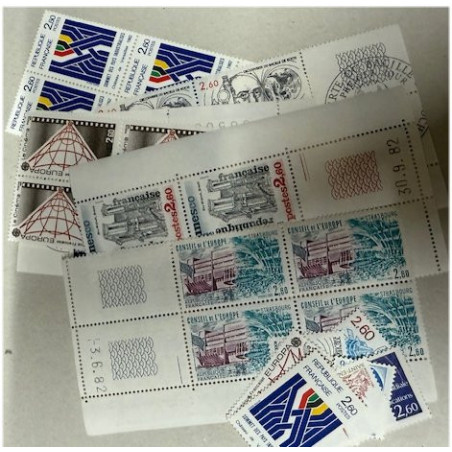 38 timbres à 2,60 Francs (101 Frs soit 15 €)