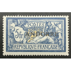 Andorre Français n° 21 * Neuf avec trace de charnière