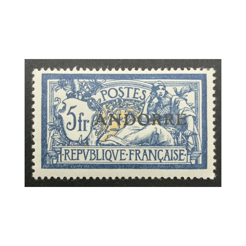 Andorre Français n° 21 * Neuf avec trace de charnière