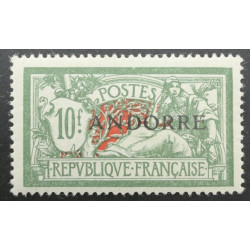 Andorre Français n° 22 * Neuf avec trace de charnière