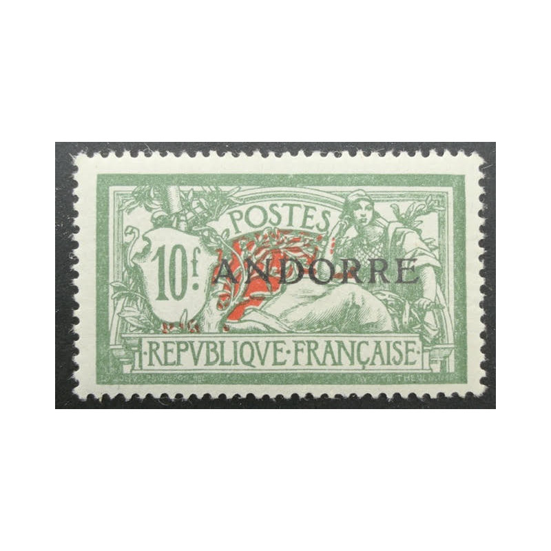Andorre Français n° 22 * Neuf avec trace de charnière