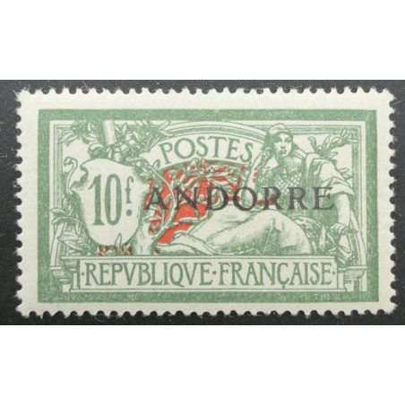 Andorre Français n° 22 * Neuf avec trace de charnière