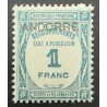 Andorre Français Timbre-Taxe n° 12 * Neuf avec trace de charnière