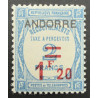 Andorre Français Timbre-Taxe n° 13 * Neuf avec trace de charnière