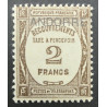 Andorre Français Timbre-Taxe n° 14 * Neuf avec trace de charnière