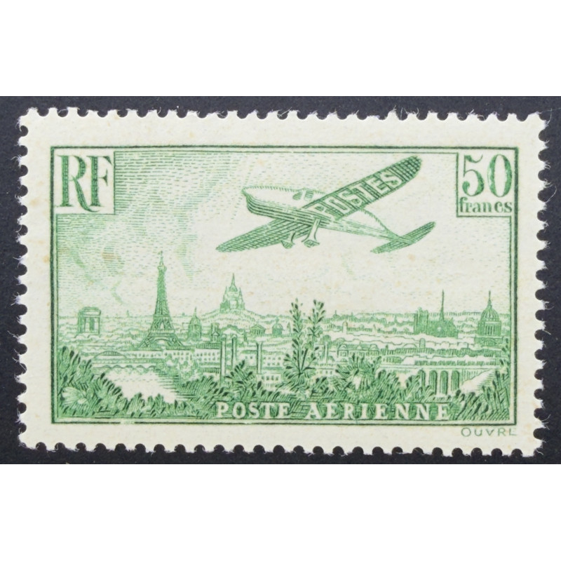 France Poste Aérienne n°14 * Neuf avec trace de charnière