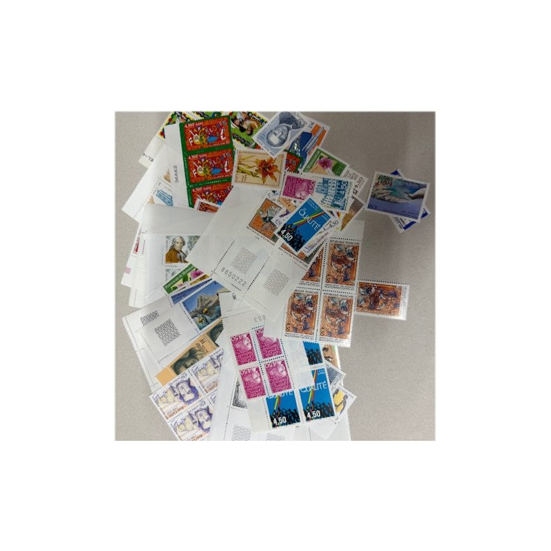 124 timbres à 4,50 Francs (558 Frs soit 85 €) 124 timbres à 4,50 Francs (558 Frs soit 85 €)